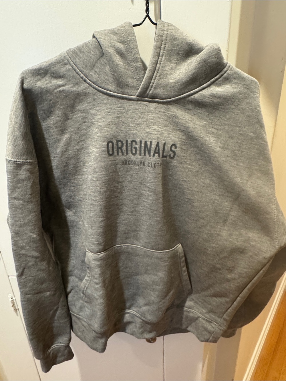 Brooklyn Cloth Gray 'Originals' Pullover Hoodie